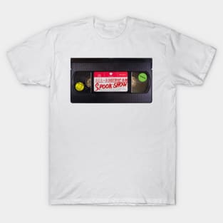 VHS Rewind All-American Spookshow Podcast T-Shirt